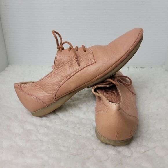 P-L-D-M By Palladium Womens Size 7.5 Oxford Lace Up Light Pink Leather Sneaker - Picture 5 of 9